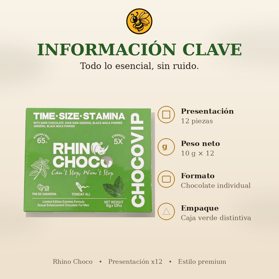 10 Cajas Rhino Choco Menta | Pack Distribuidor