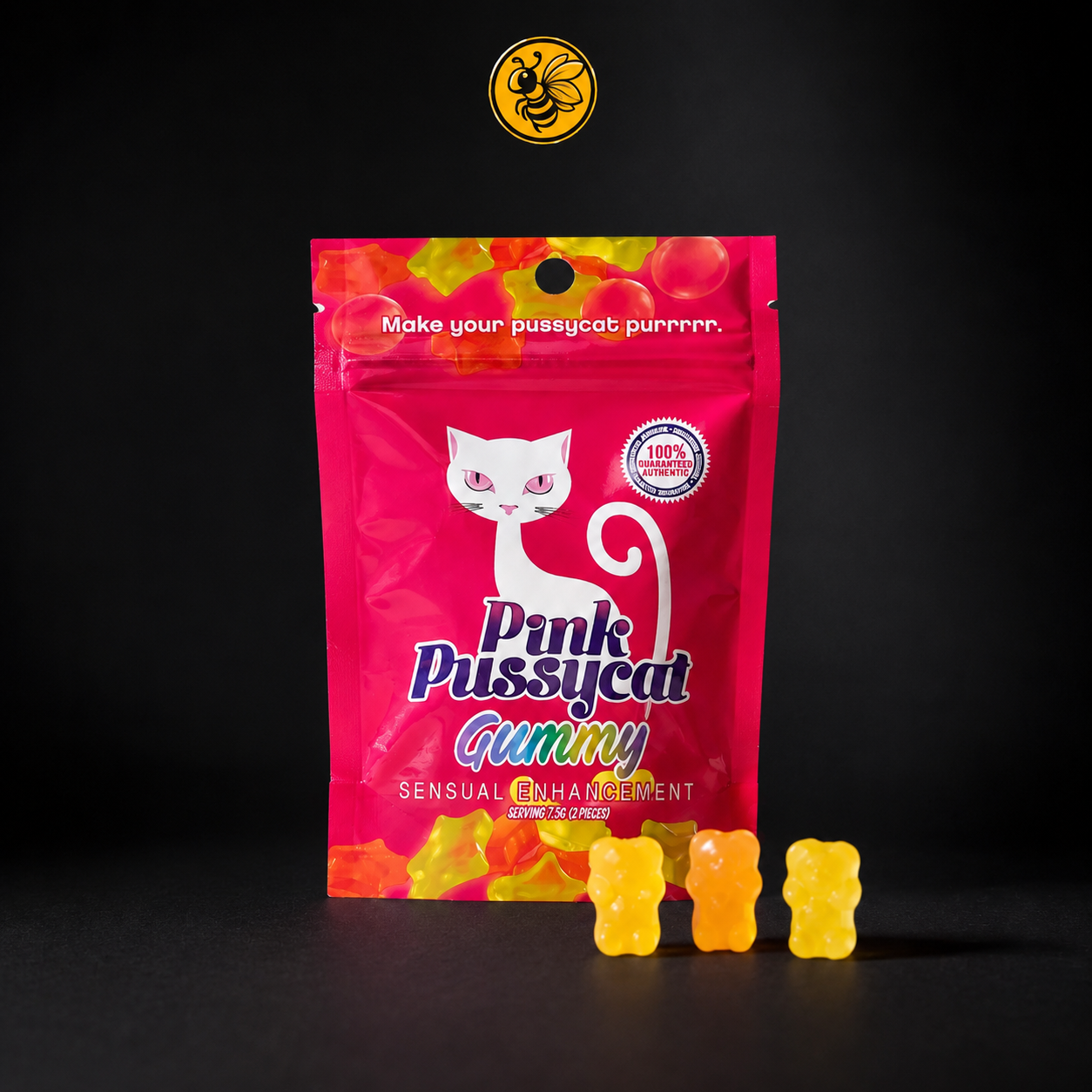 5 Cajas Pink P Cat en Gomita | Pack Entrada