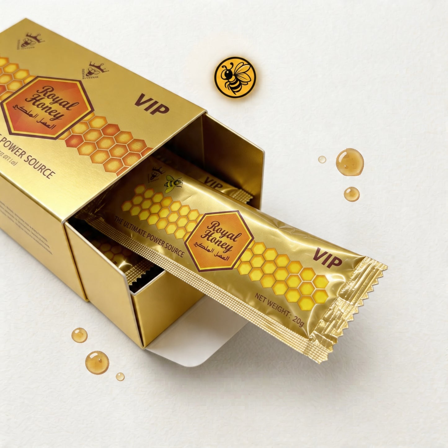 1 Caja Royal Honey Original | 12 Sobres