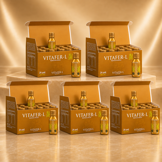 Vitafer-L Shots | Paquete de 5 Cajas – 120 Unidades