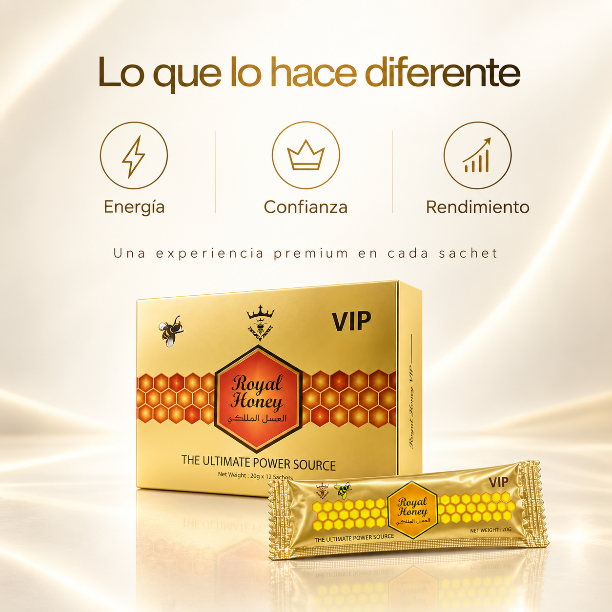 5 Cajas Royal Honey VIP | Pack Entrada