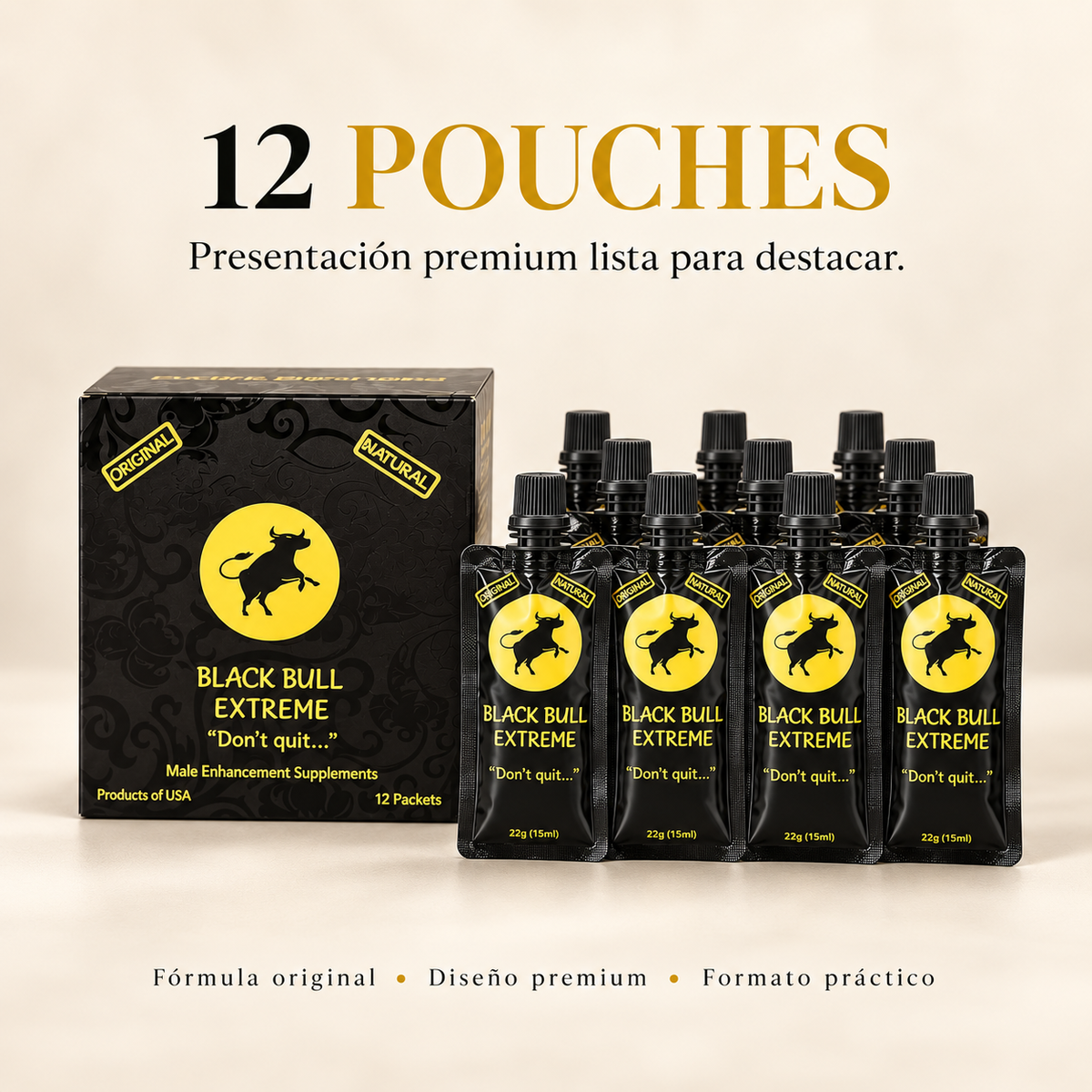 5 Cajas Black Bull | Pack Entrada