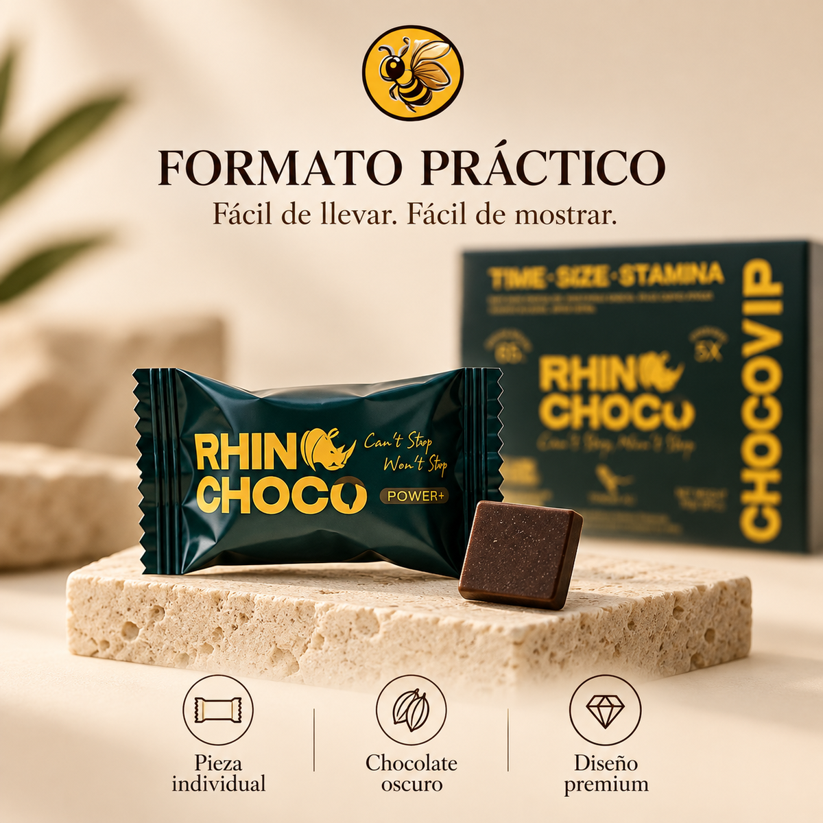 5 cajas Rhino Choco 12 pz | Pack de Entrada