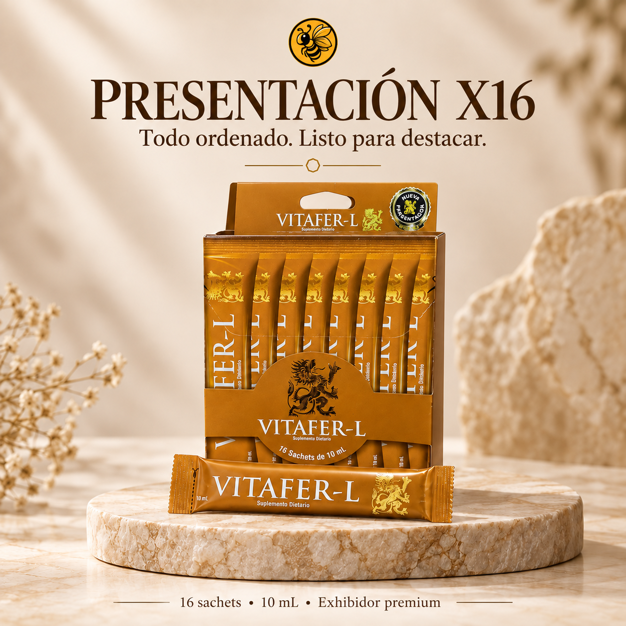 1 Caja Vitafer | 16 Sobres