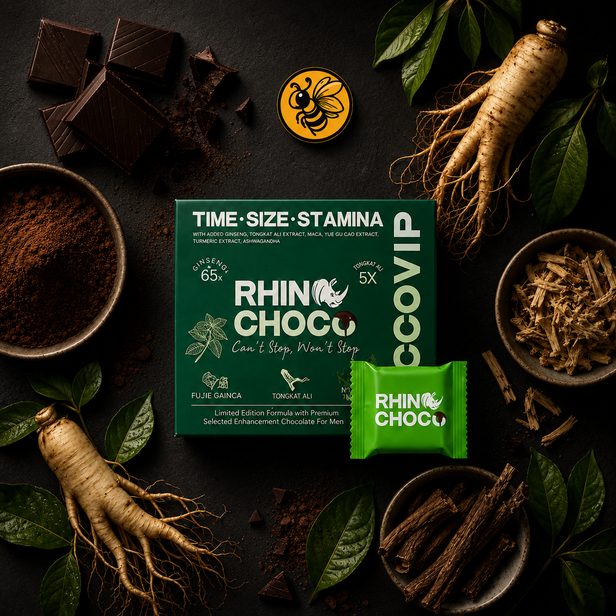 1 Caja Rhinochoco Sabor menta | CHOCOVIP