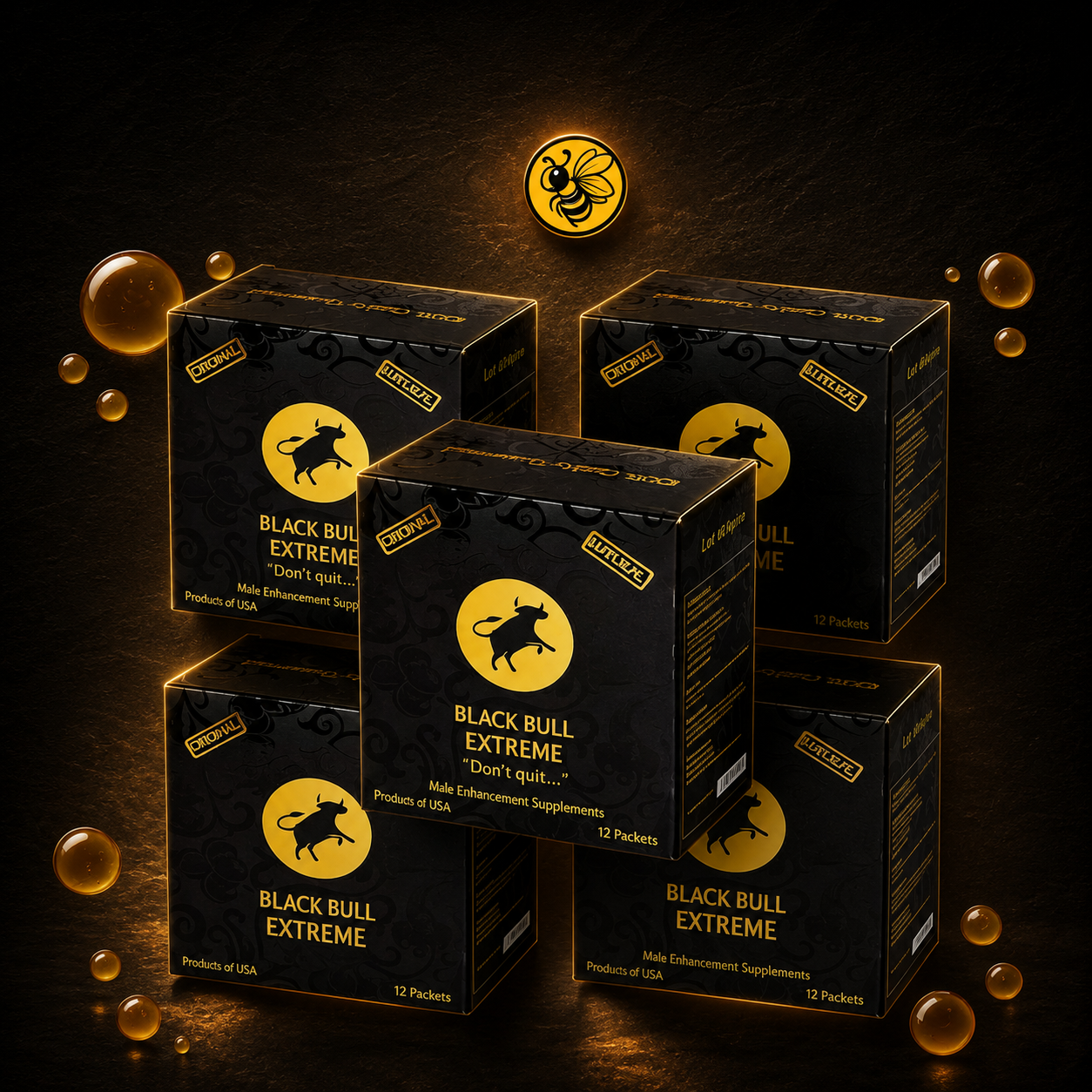 5 Cajas Black Bull | Pack Entrada