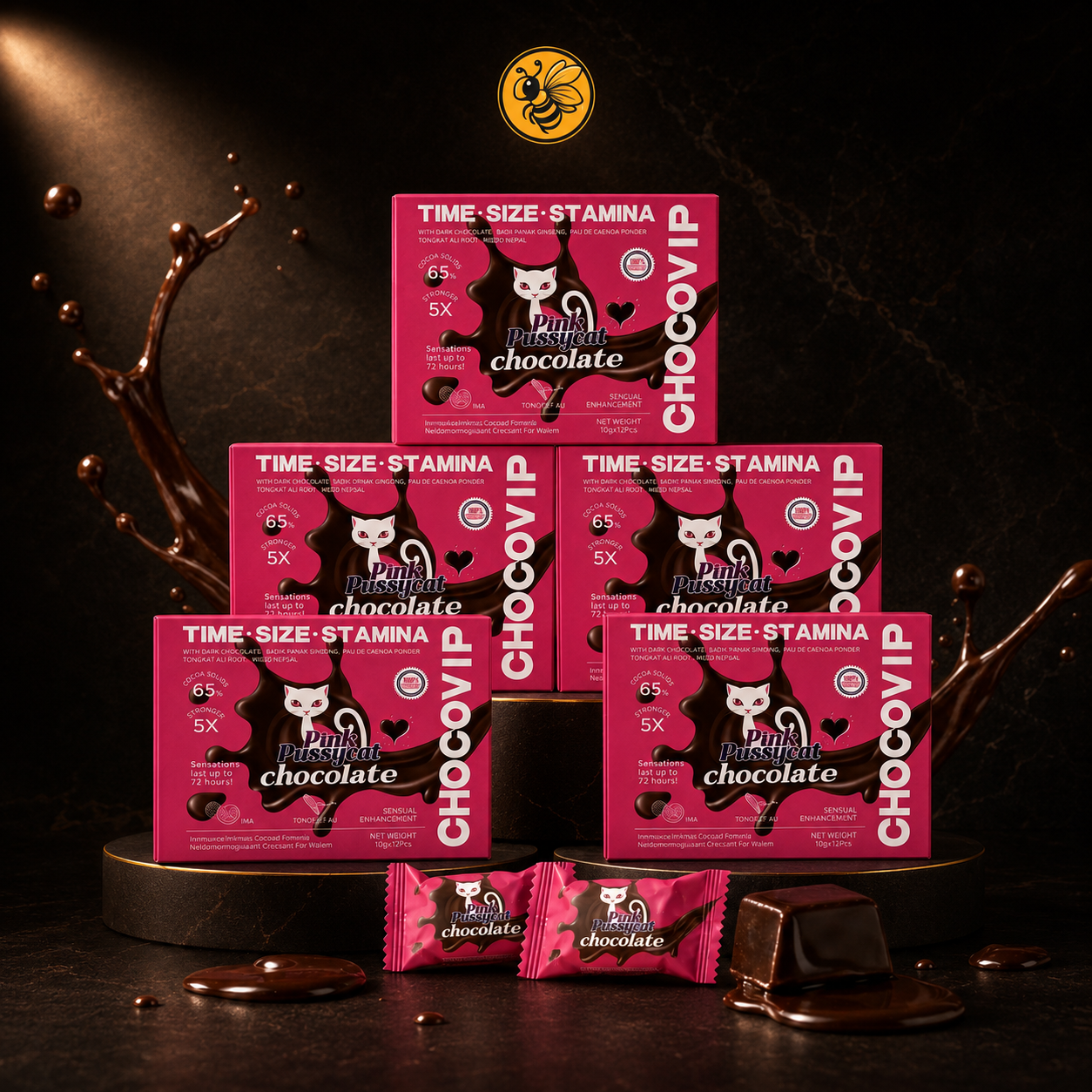 5 Cajas Pink Chocolate | Pack de Entrada