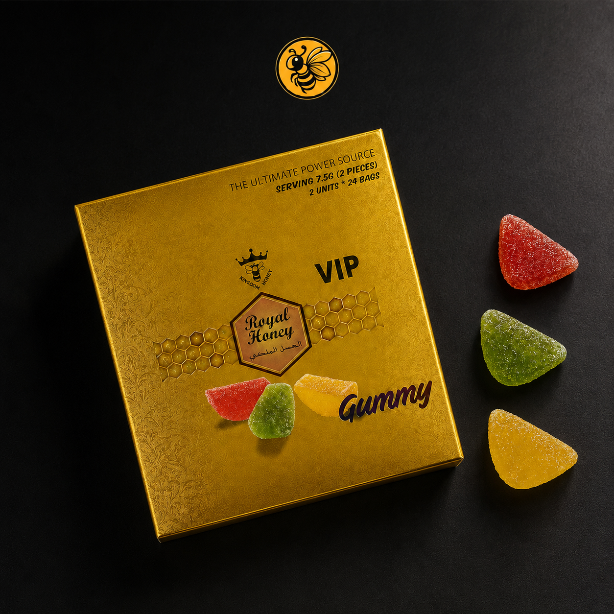 Royal Honey VIP Gomitas | 24 Piezas