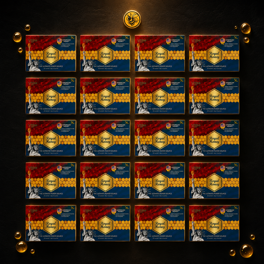 20 Cajas Royal Honey VIP+ Sabor Coco | Pack Pro