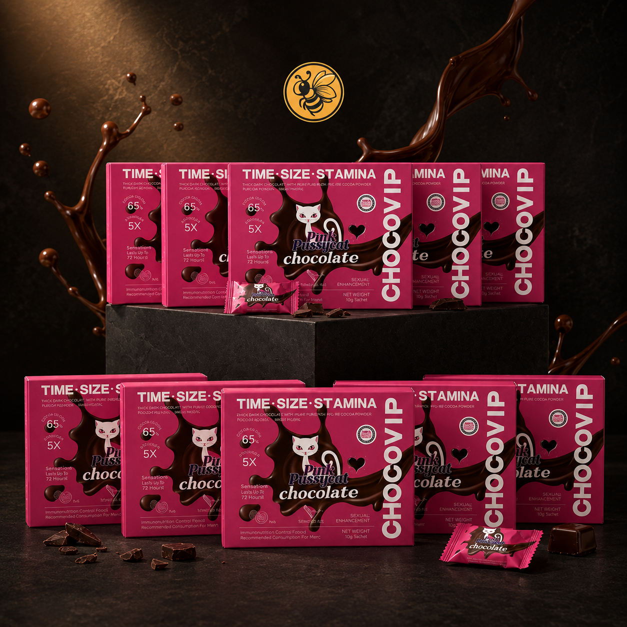 10 Cajas Pink Chocolate | Pack Distribuidor