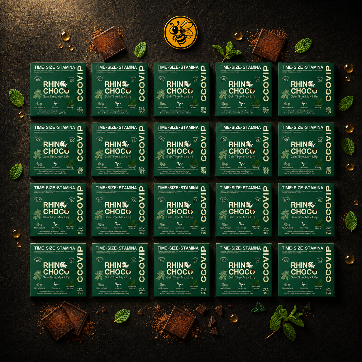 20 Cajas Rhino Choco Pro | Pack Pro