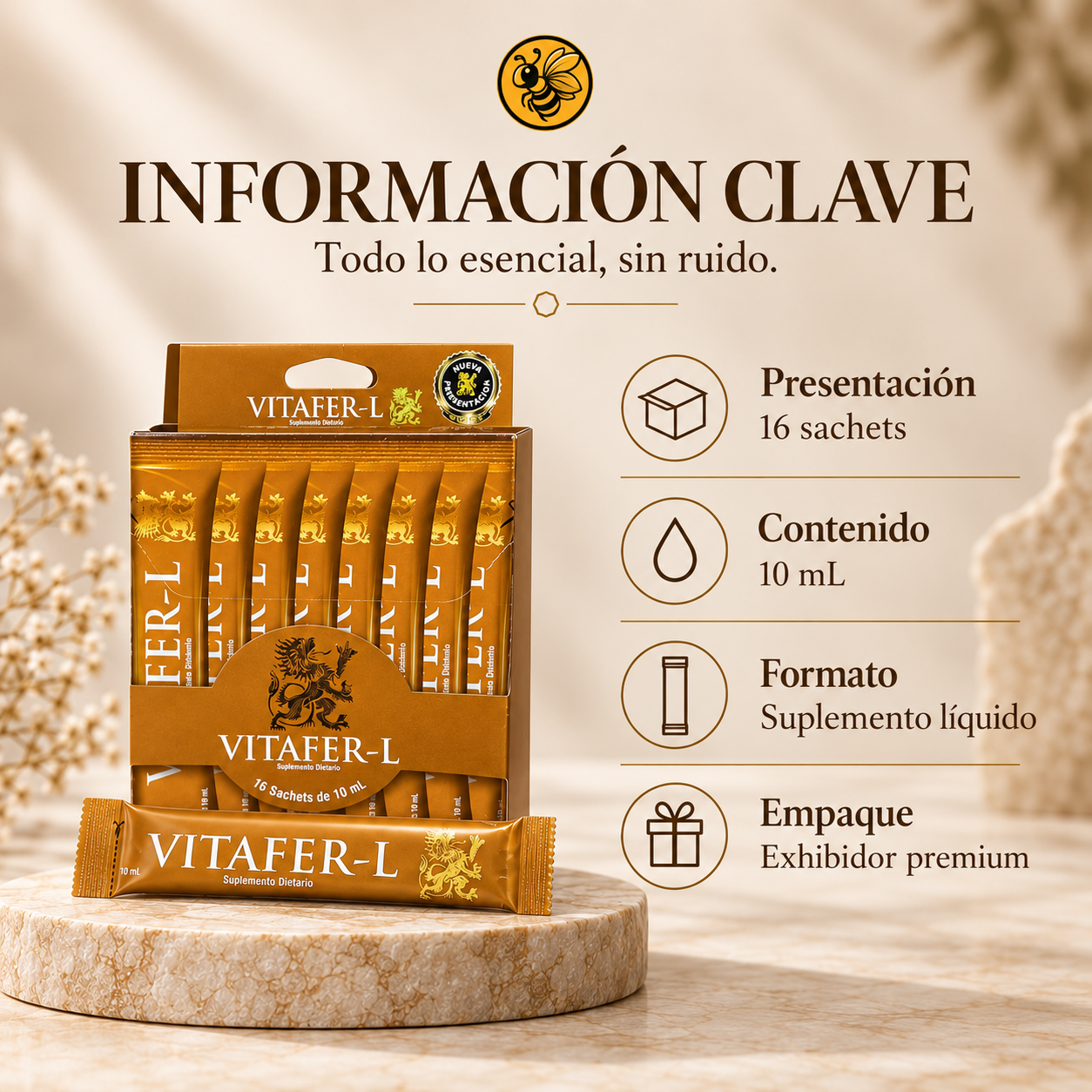 1 Caja Vitafer | 16 Sobres