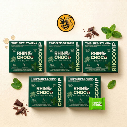 5 Cajas Rhino Choco Menta | Pack de Entrada