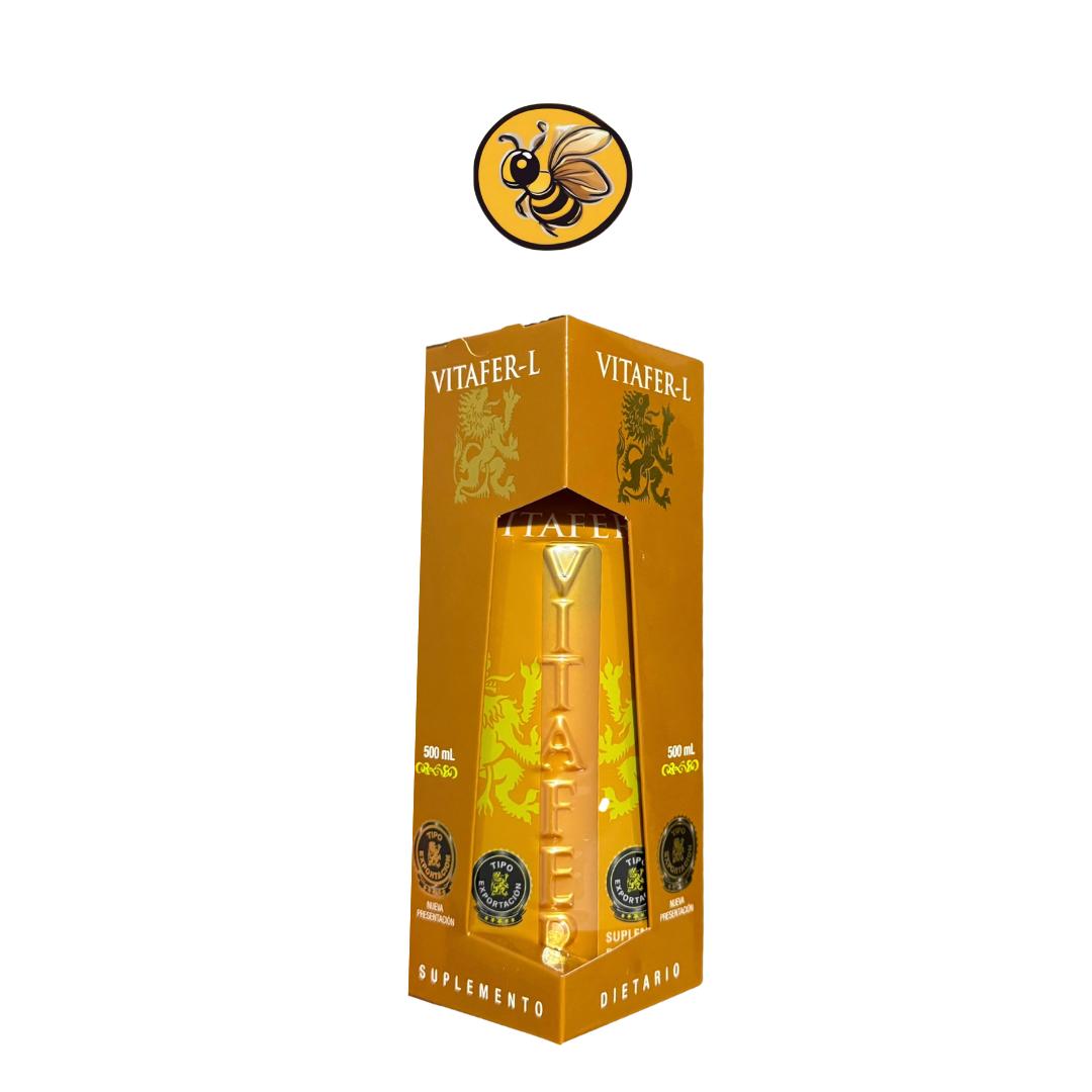 Vitafer-L 500ml - Pack de 10 Botellas, Ideal Para Compartir y Uso Diario
