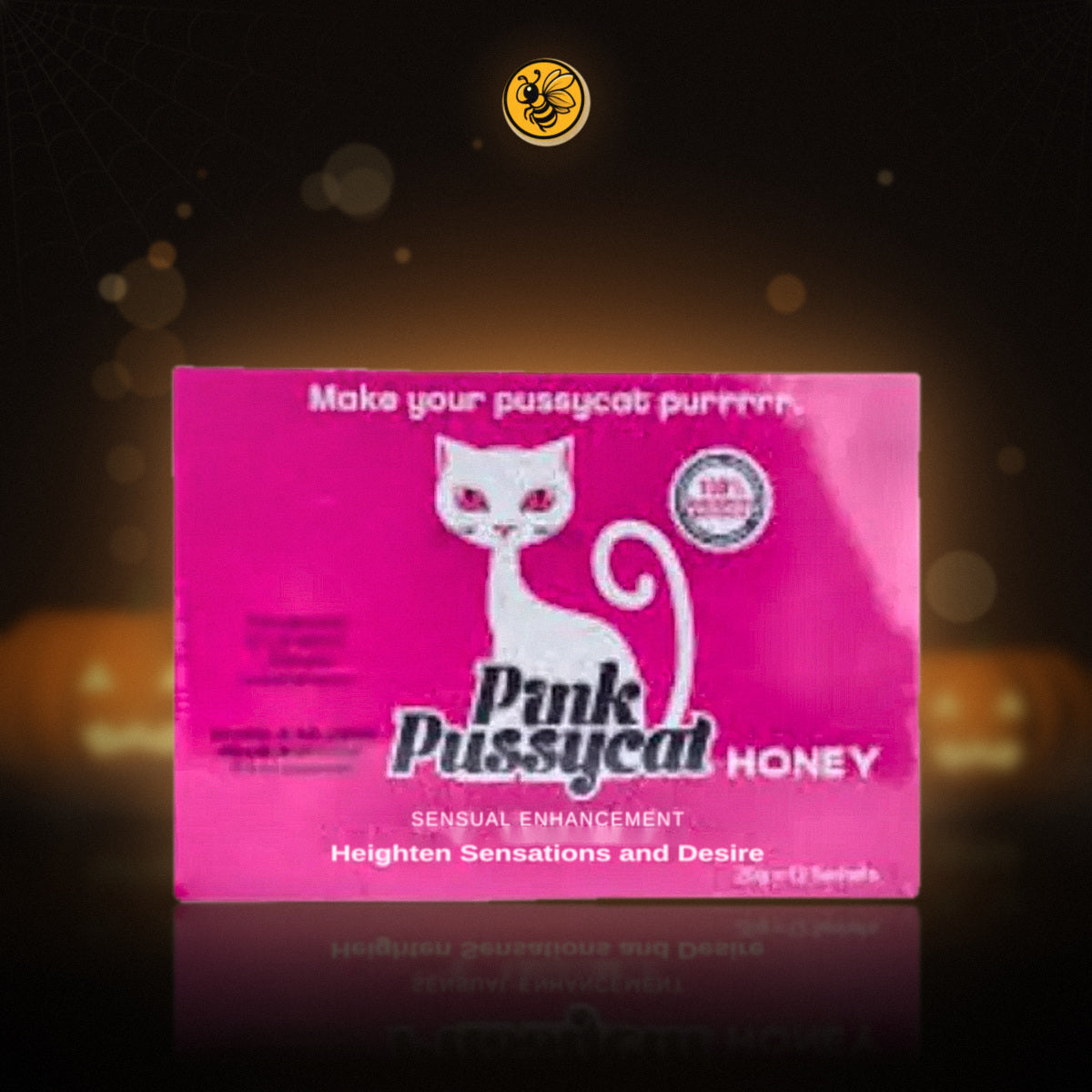 Pink P Cat Honey – 1 Caja 12 Sobres | Miel para Mujer