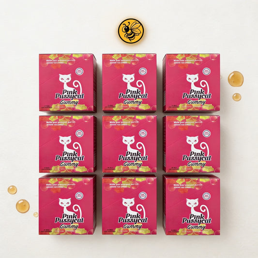 10 Boxes Pink Pussycat Gummies | Distributor Pack