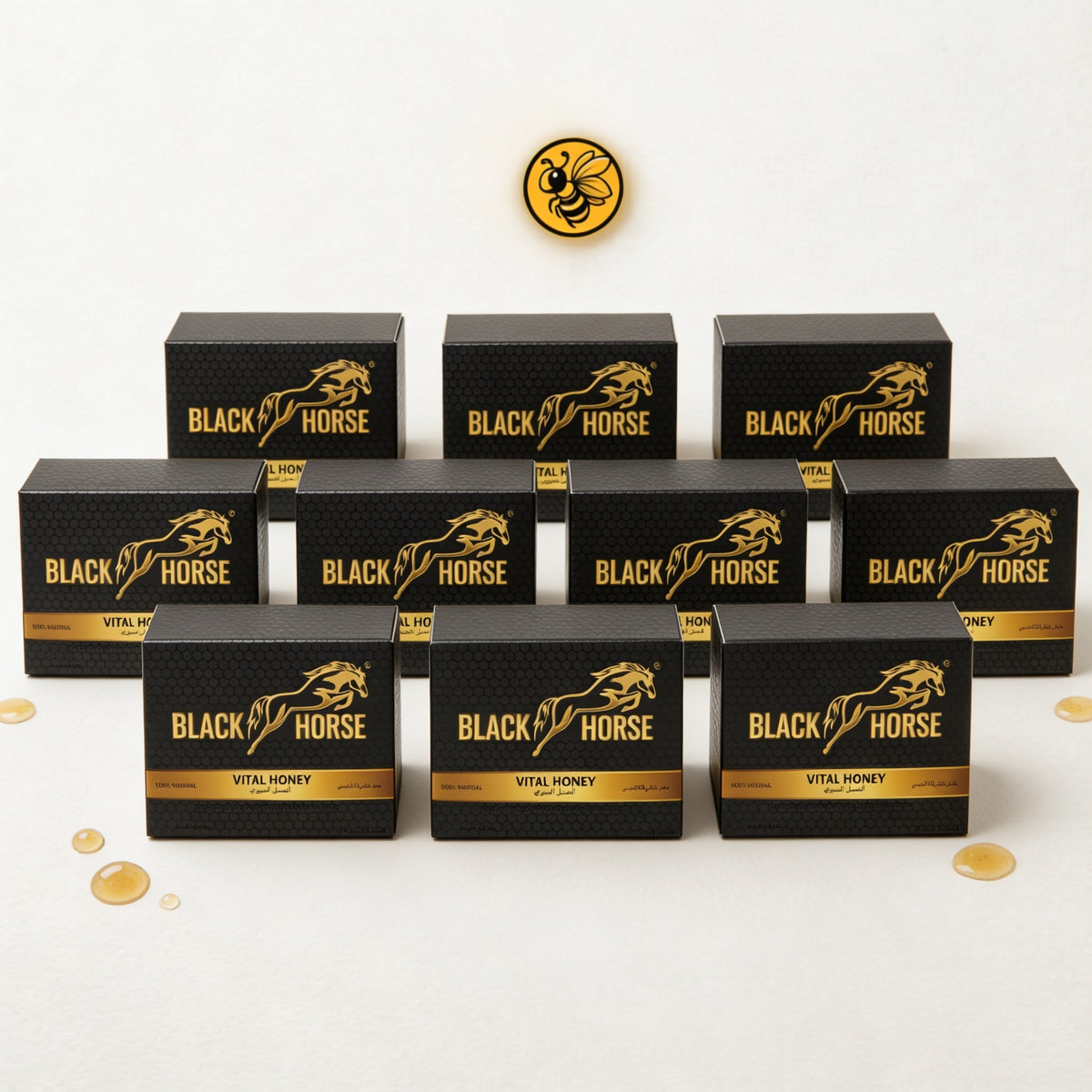 10 Black Horse Boxes | Distributor Pack