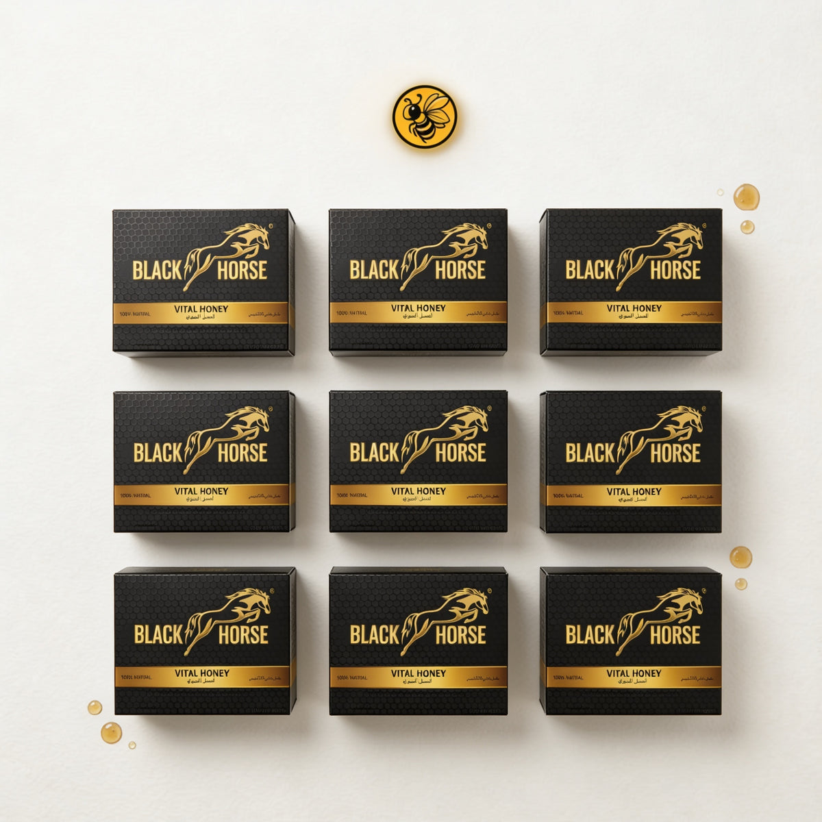 10 Black Horse Boxes | Distributor Pack