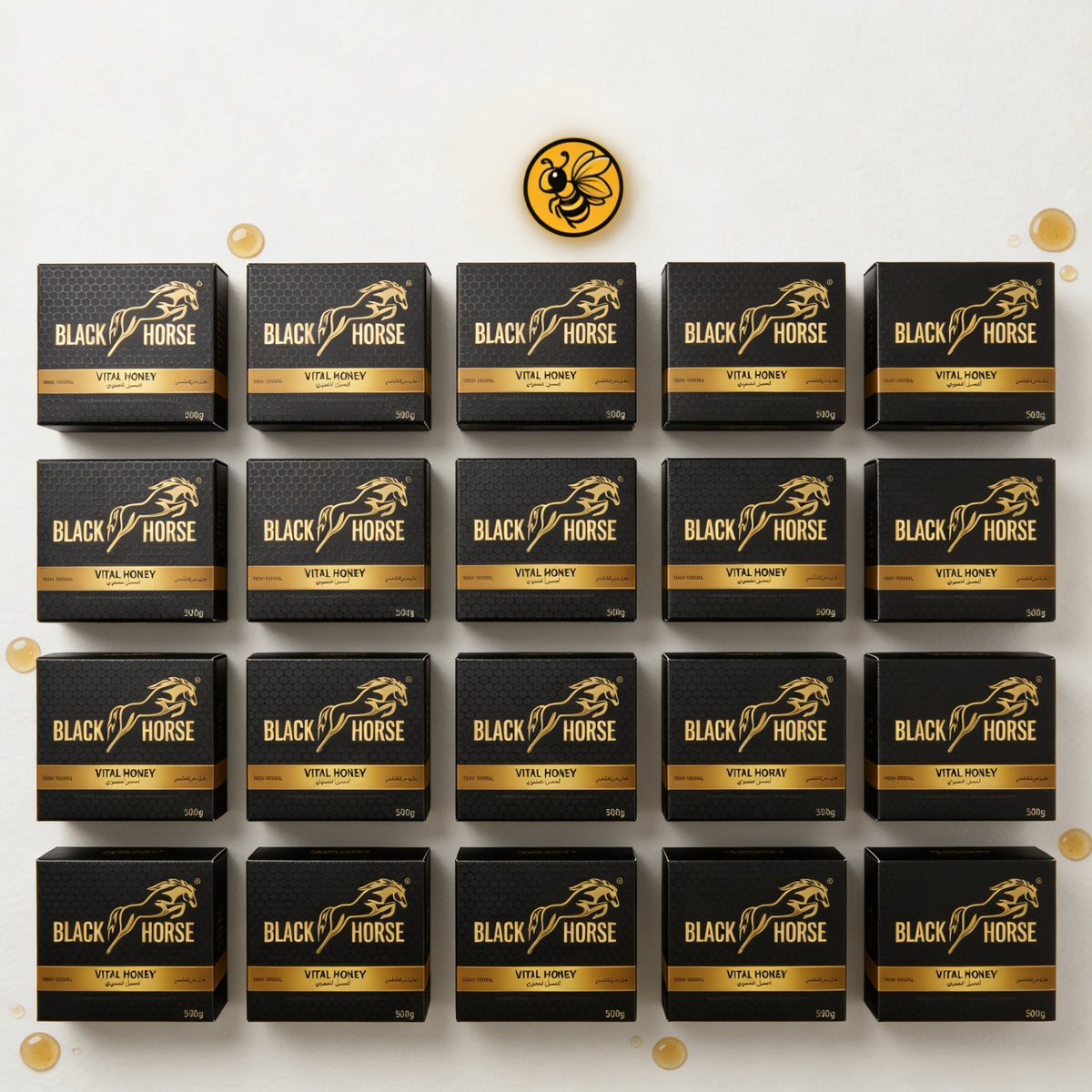 20 Black Horse Boxes | Pro Pack