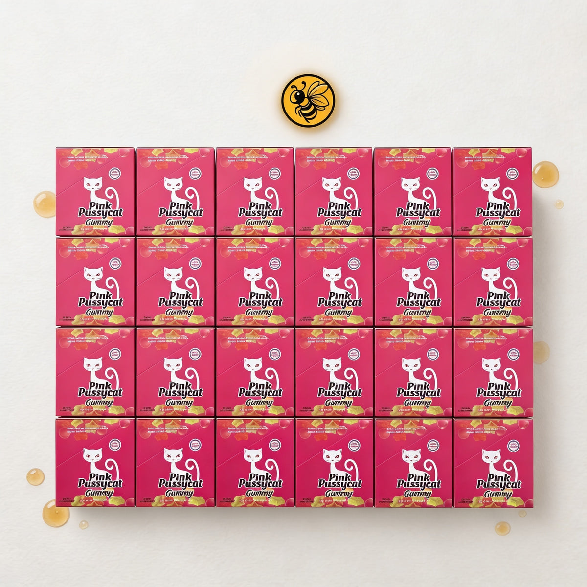 20 Boxes Pink Pussycat Gummies | Pro Pack